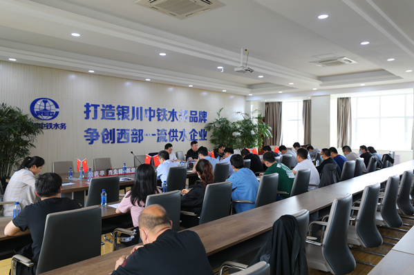 中鐵水務(wù)集團(tuán)黨委副書記、紀(jì)委書記劉占偉調(diào)研銀川西線供水項(xiàng)目召開廉潔提醒座談會(huì)